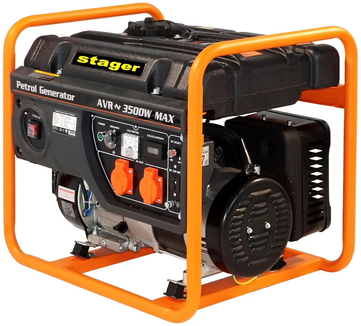 Бензиновый генератор Stager GG 4000D - 2