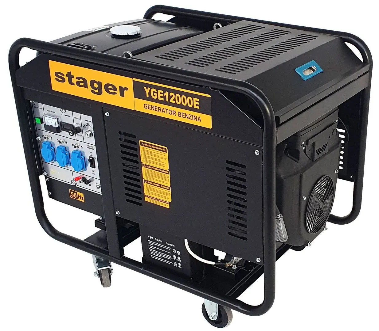 Бензиновый генератор Stager YGE12000E - 2