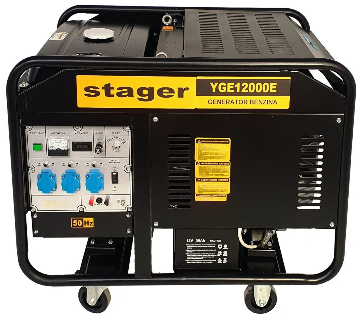 Бензиновый генератор Stager YGE12000E