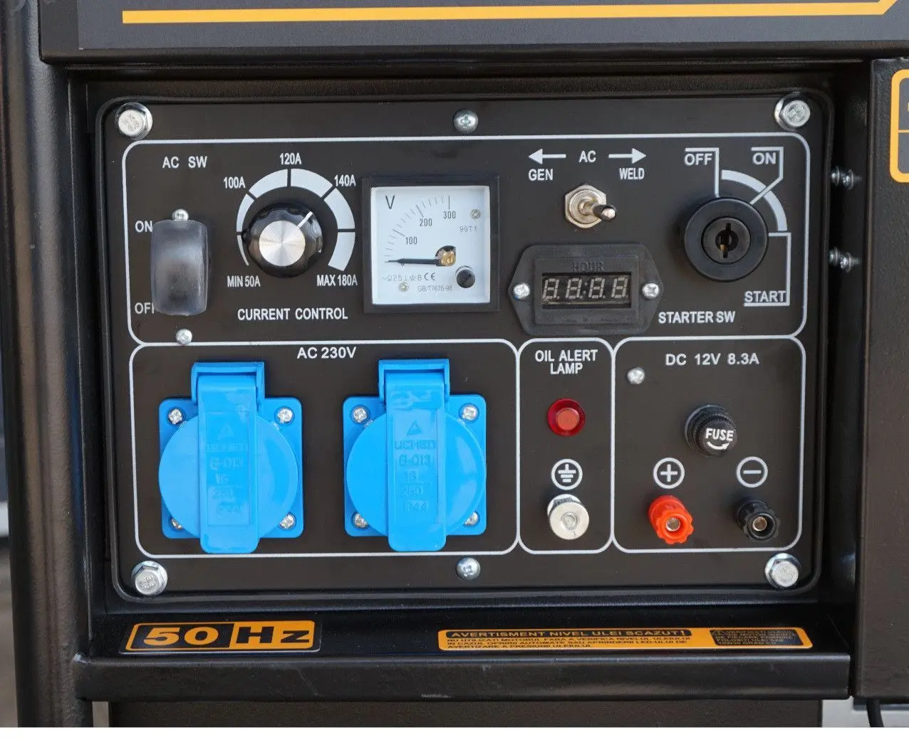 Дизельный генератор Stager YDE6500EW (Yellow/Black) - 3