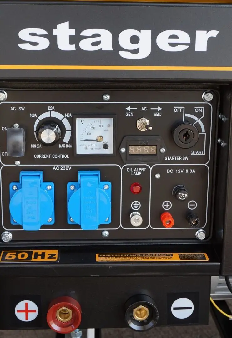 Дизельный генератор Stager YDE8500EW (Yellow/Black) - 3