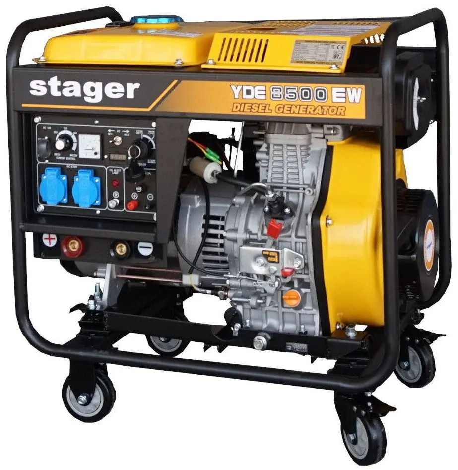 Дизельный генератор Stager YDE8500EW (Yellow/Black)