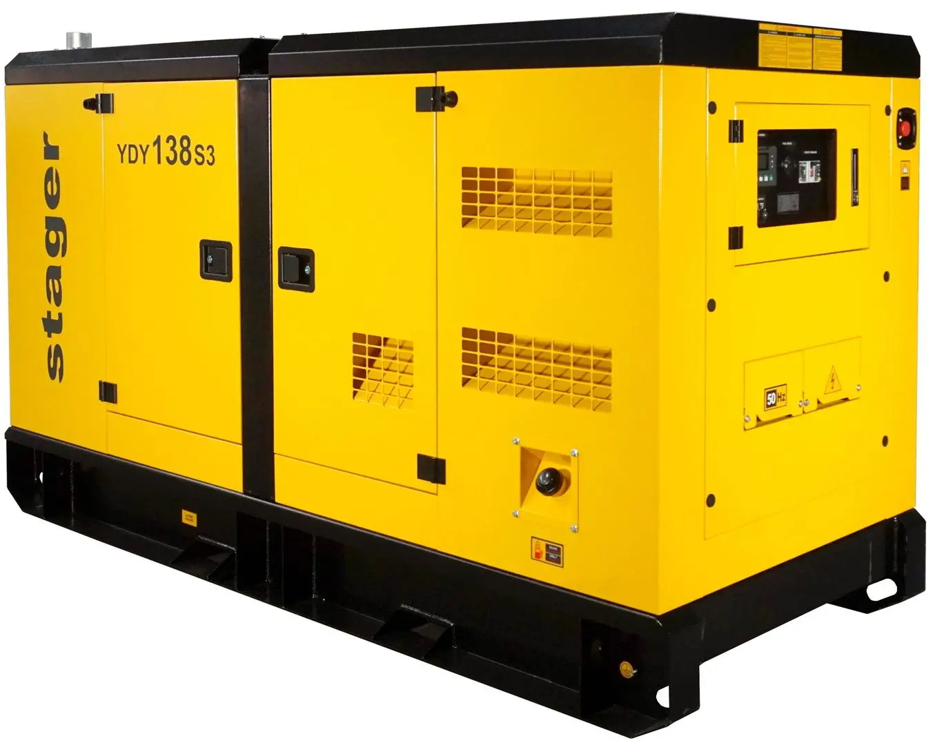 Дизельный генератор Stager YDY138S3 (Yellow/Black) - 2