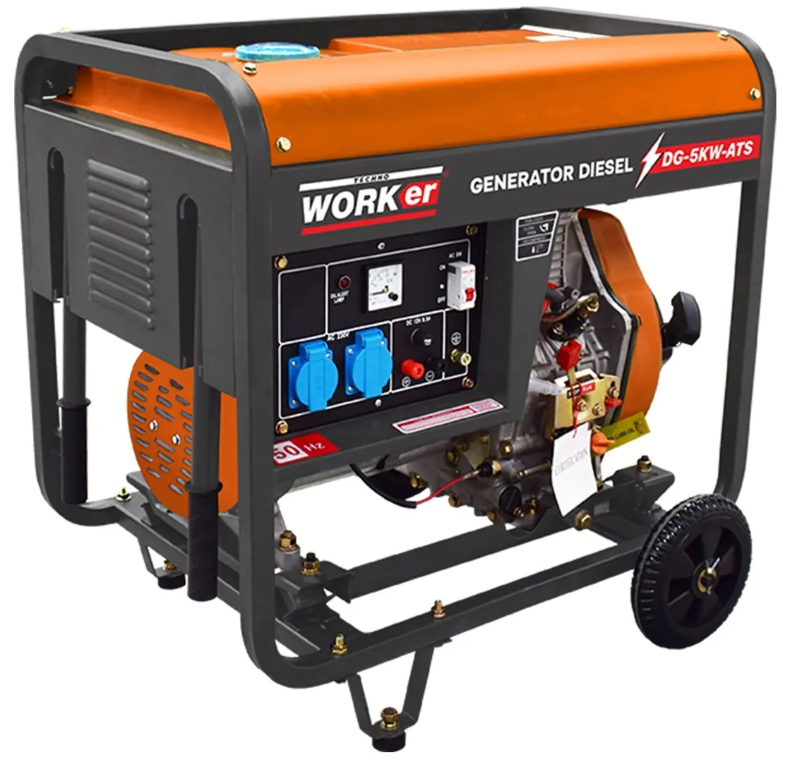 Дизельный генератор Technoworker DG-5KW-ATS
