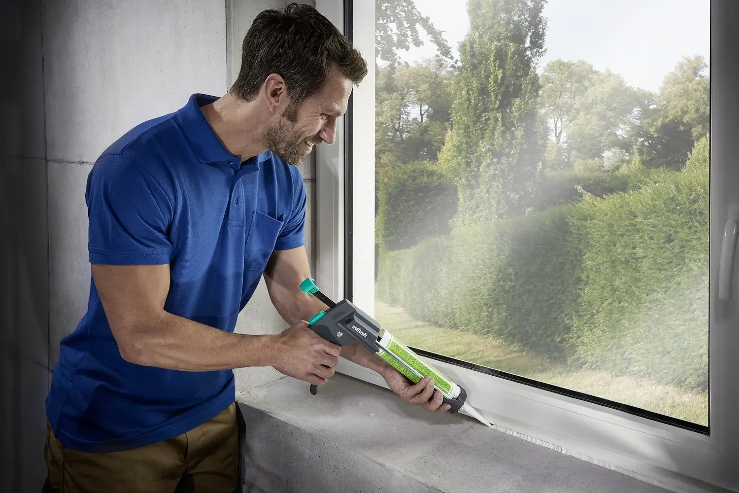 Пистолет для силикона Wolfcraft MG 600 Pro - 5