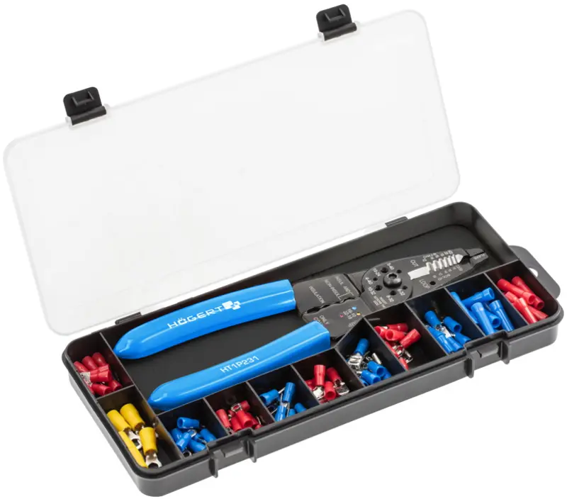 Set clesti de cablu + conectori Hoegert HT1P231