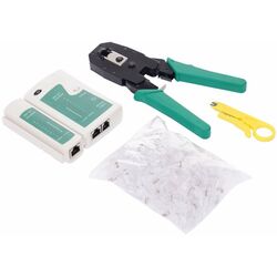 Set de instrumente pentru echipamente de retea Kraft&Dele Professional KD10882