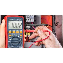 Multimetru digital AstroAI DT132A TRMS 4000 (Black/Red) Thumb