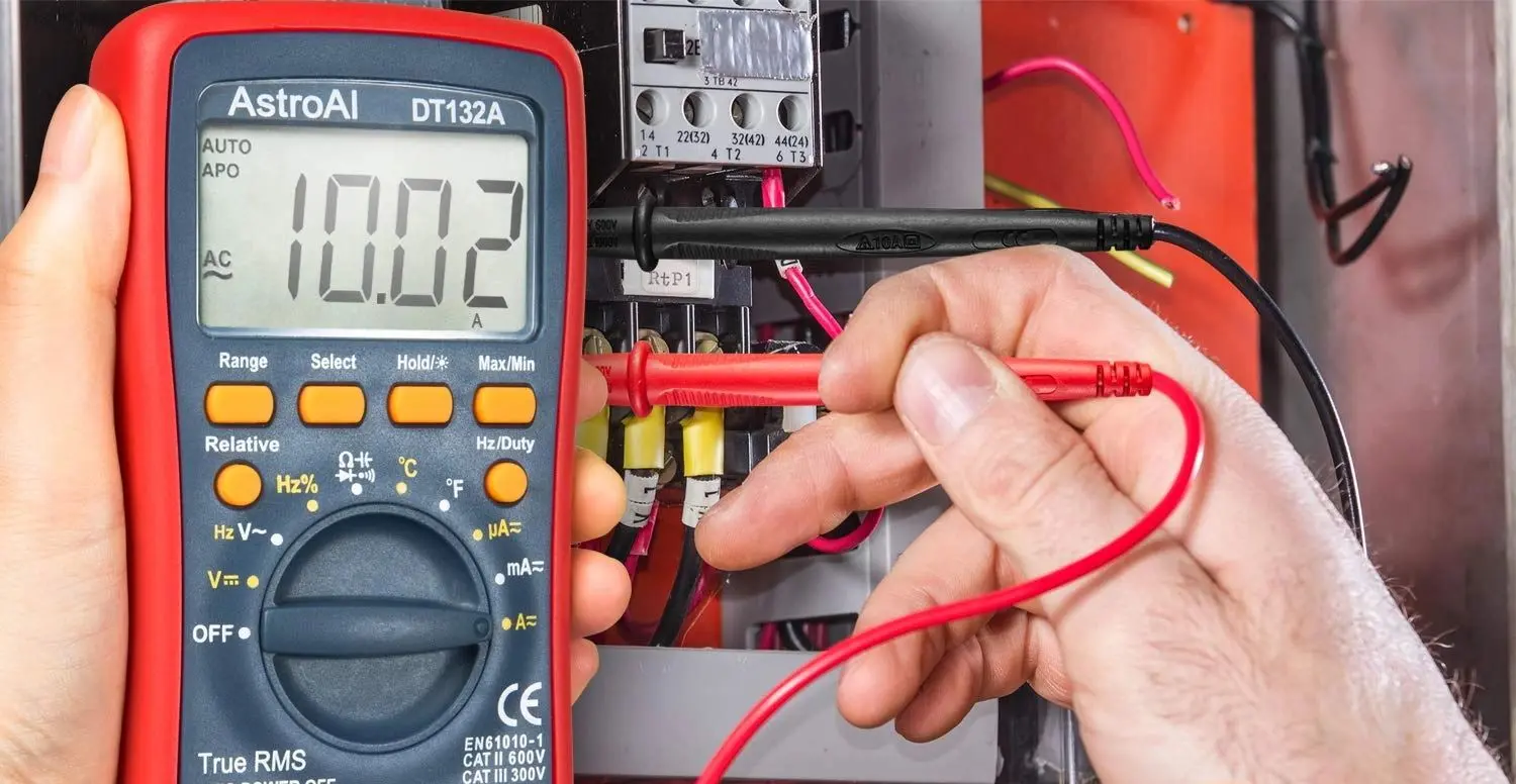 Multimetru digital AstroAI DT132A TRMS 4000 (Black/Red)