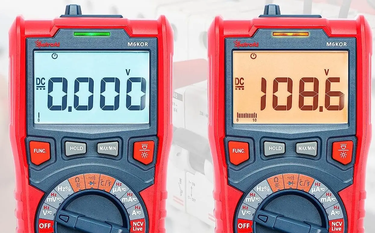 Multimetru digital AstroAI M6KOR (Red)
