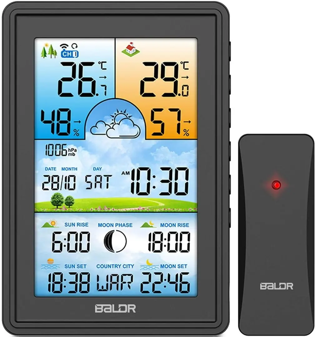 Statie meteorologica Berdsen BD-906 (Black)