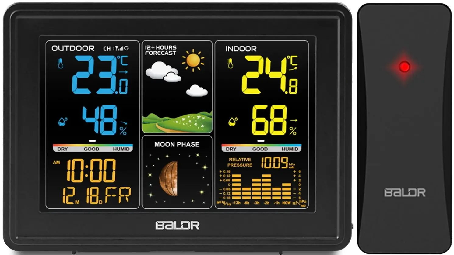 Statie meteorologica Berdsen BD-907 (Black)