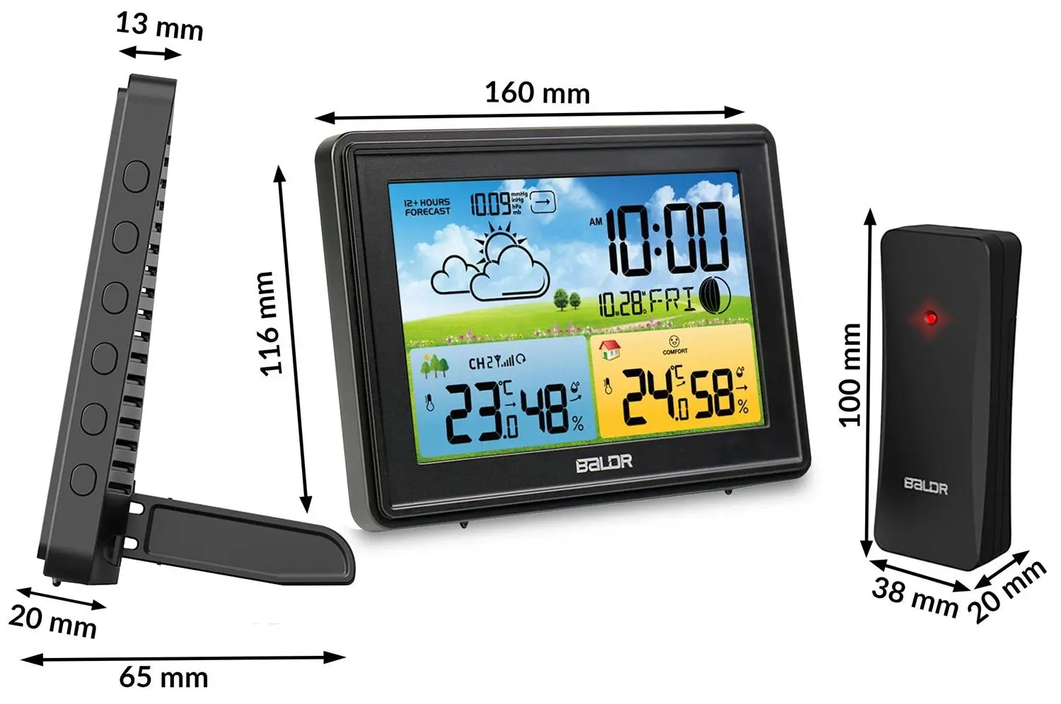 Statie meteorologica Berdsen BD-908 (Black)