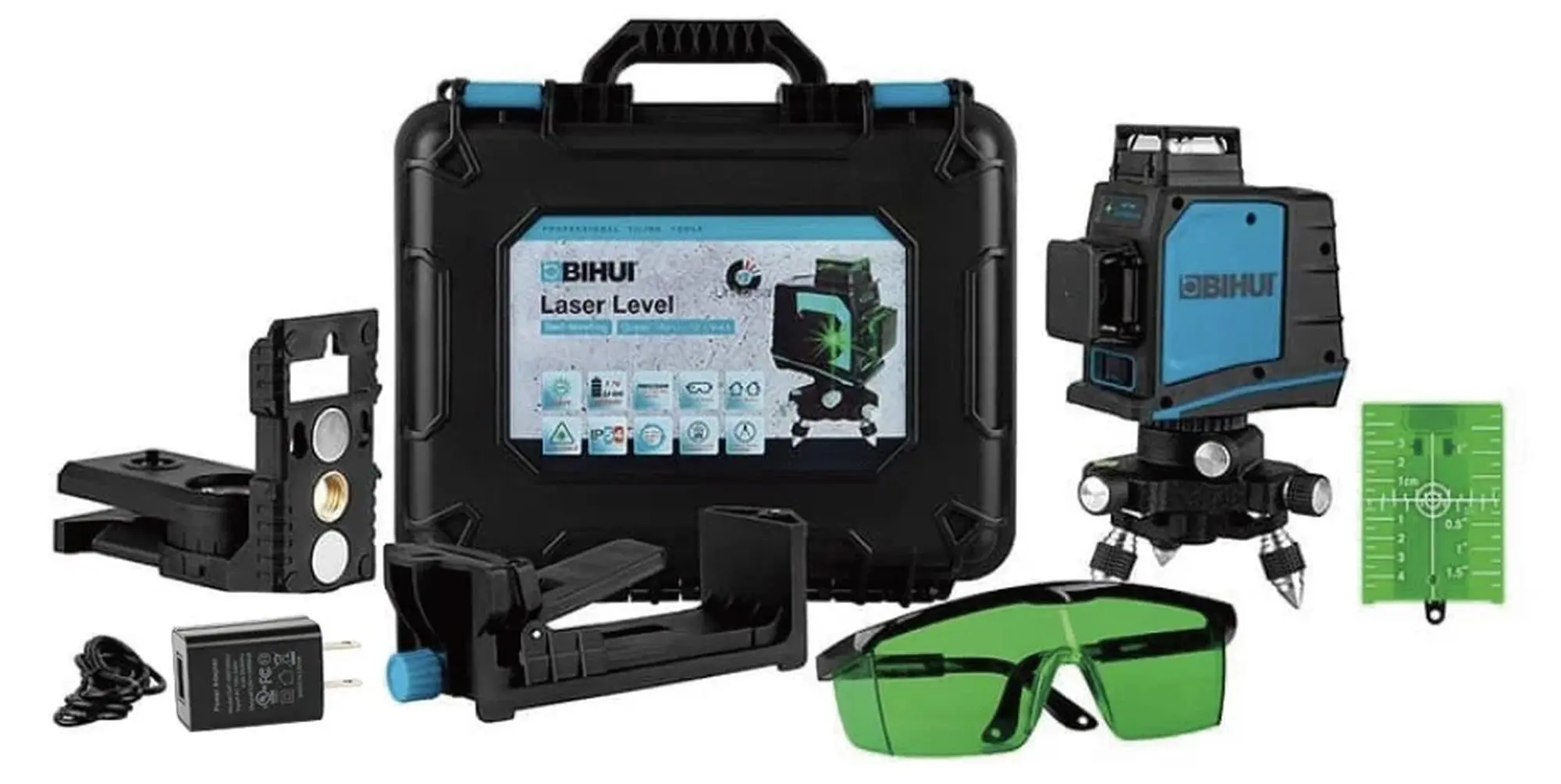 Nivela cu laser Bihui LLG12 (Black/Turquoise)