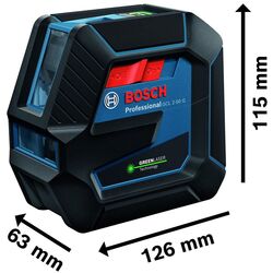 Комбинированный лазер Bosch Professional GCL 2-50 G + 1.5-V-LR6х4 + RM 10 + BT 150 Thumb