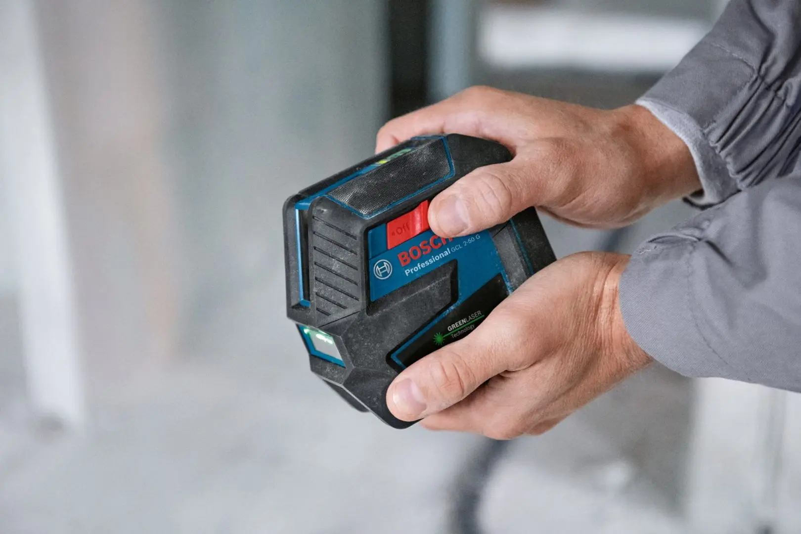 Комбинированный лазер Bosch Professional GCL 2-50 G + 1.5-V-LR6х4 + RM 10 + BT 150 - 2