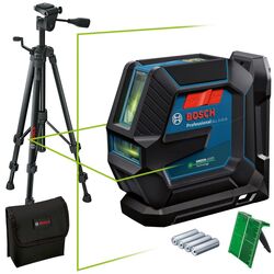 Nivela cu laser Bosch Professional GLL 2-15 G + LB 10 + BT 150 HD