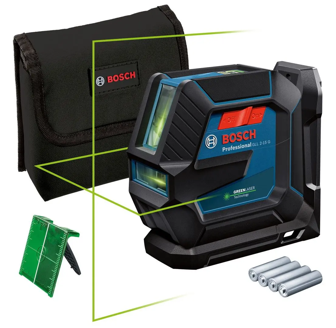 Nivela cu laser Bosch Professional GLL 2-15 G + LB 10