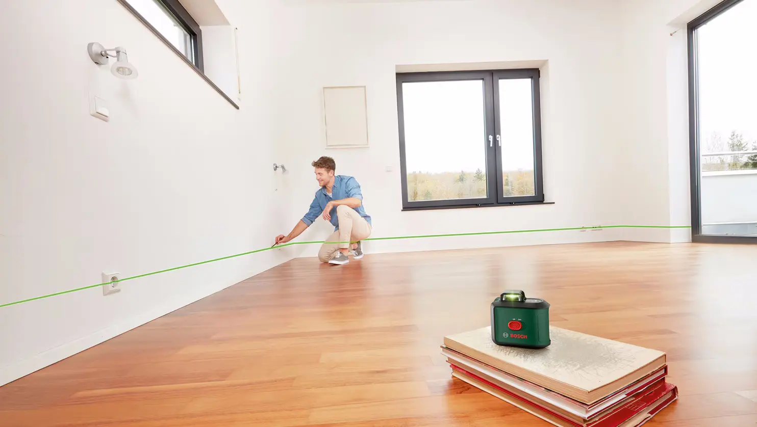 Лазерный нивелир Bosch UniversalLevel 360 (0603663EZ0) - 3