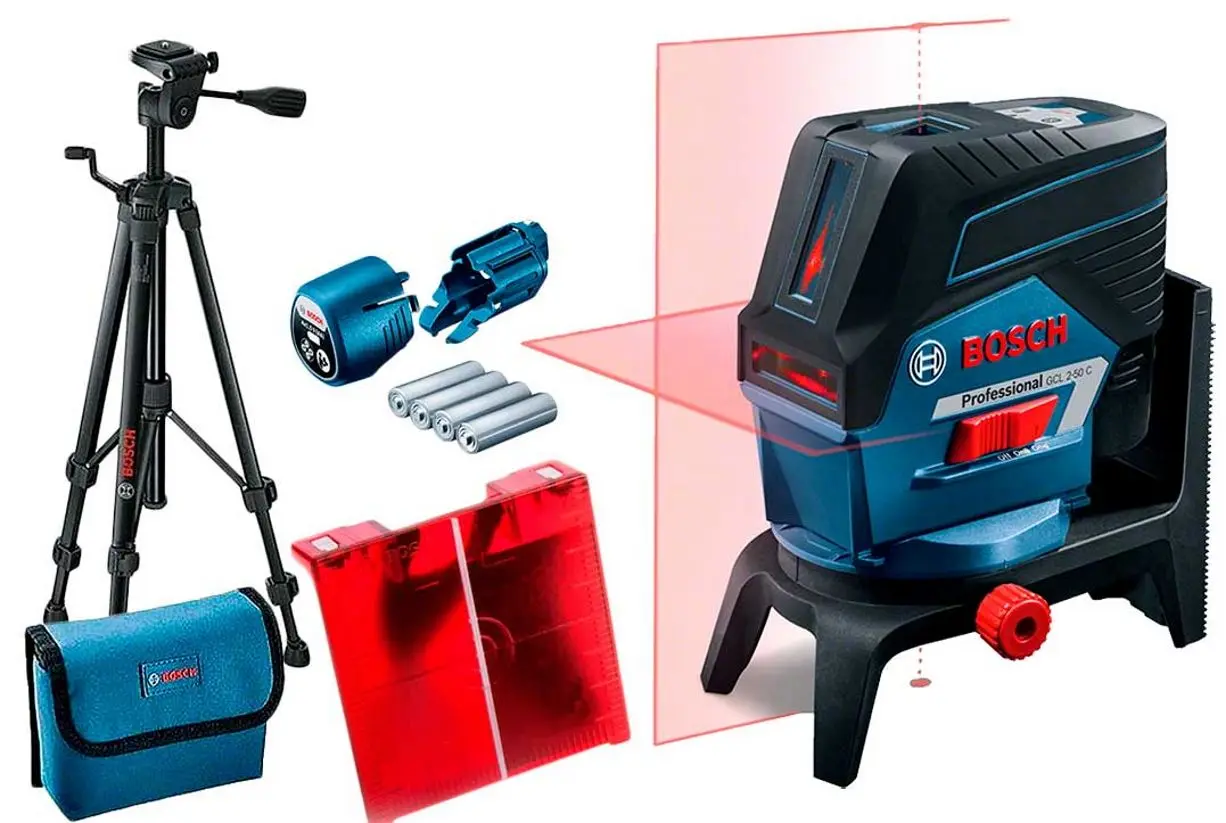 Лазерный уровень Bosch GCL 2-50 C + RM 2 + AA1 + BT 150
