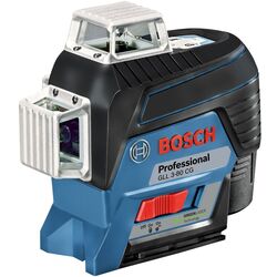Nivela cu laser Bosch Professional GLL 3-80 CG + BM 1 + suport + L-Boxx Thumb