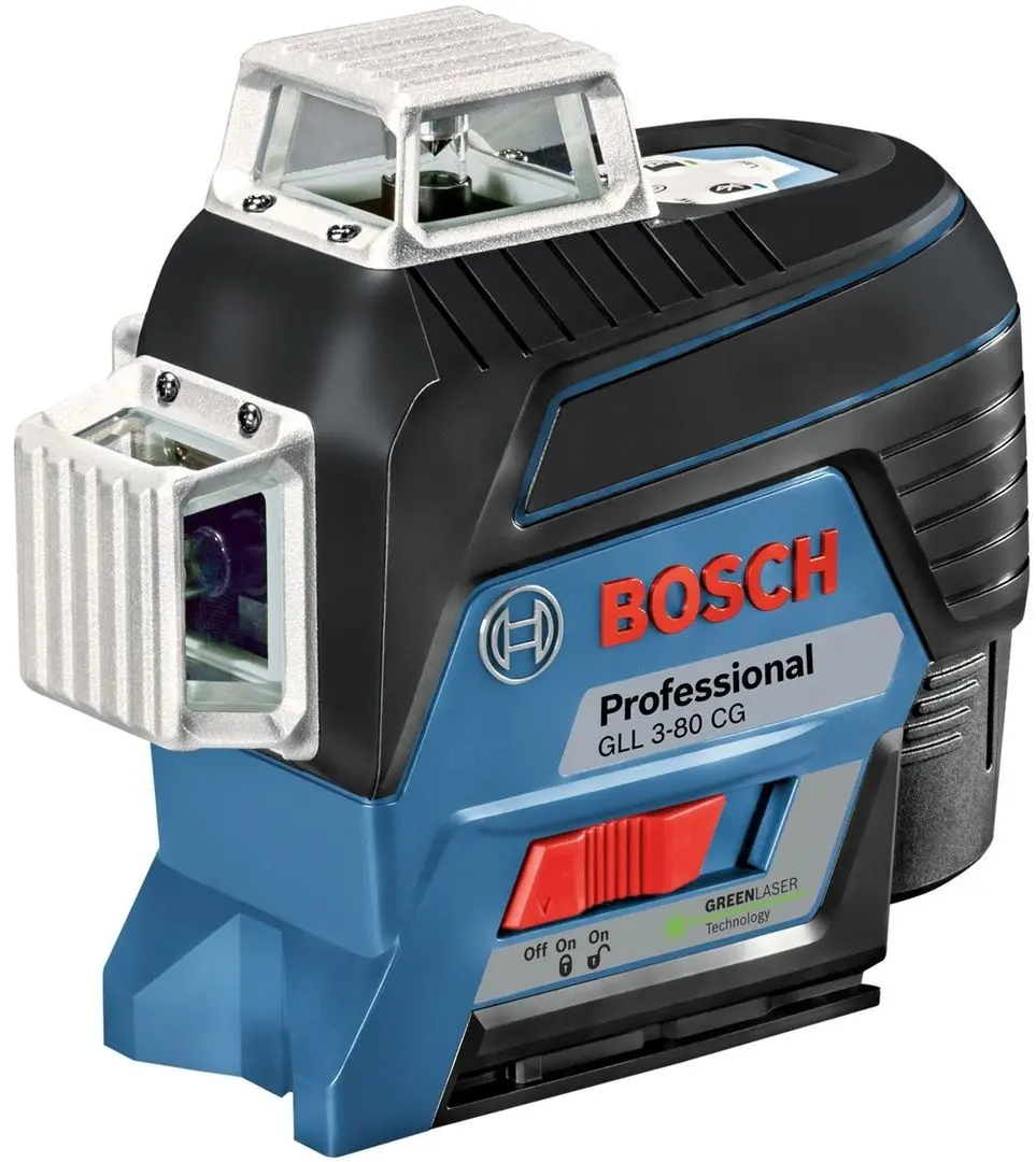 Nivela cu laser Bosch Professional GLL 3-80 CG + BM 1 + suport + L-Boxx