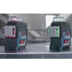 Nivela cu laser Bosch Professional GLL 3-80 CG + BM 1 + suport + L-Boxx Thumb