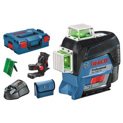 Nivela cu laser Bosch Professional GLL 3-80 CG + BM 1 + suport + L-Boxx