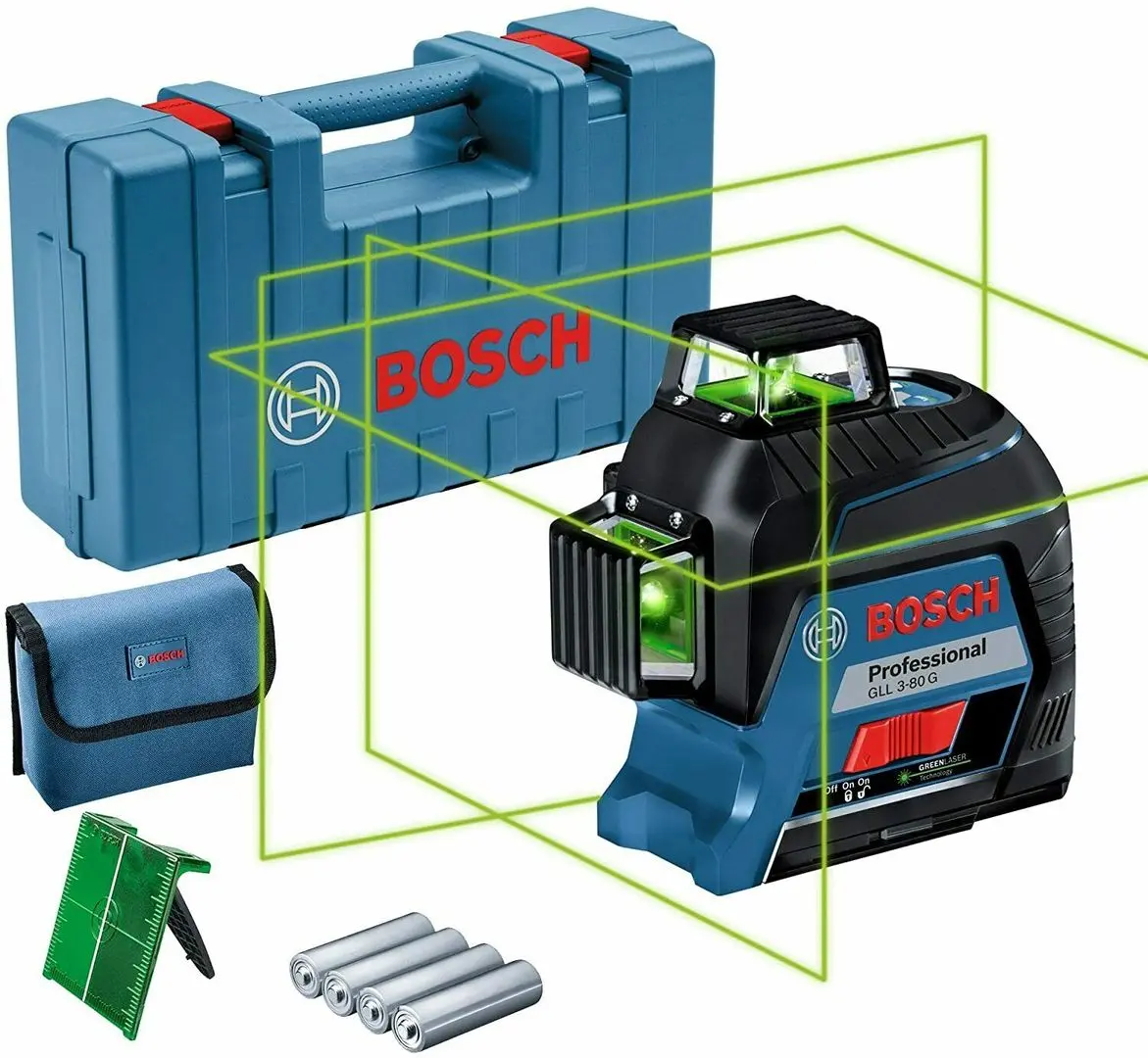 Лазерный уровень Bosch Professional GLL 3-80 G