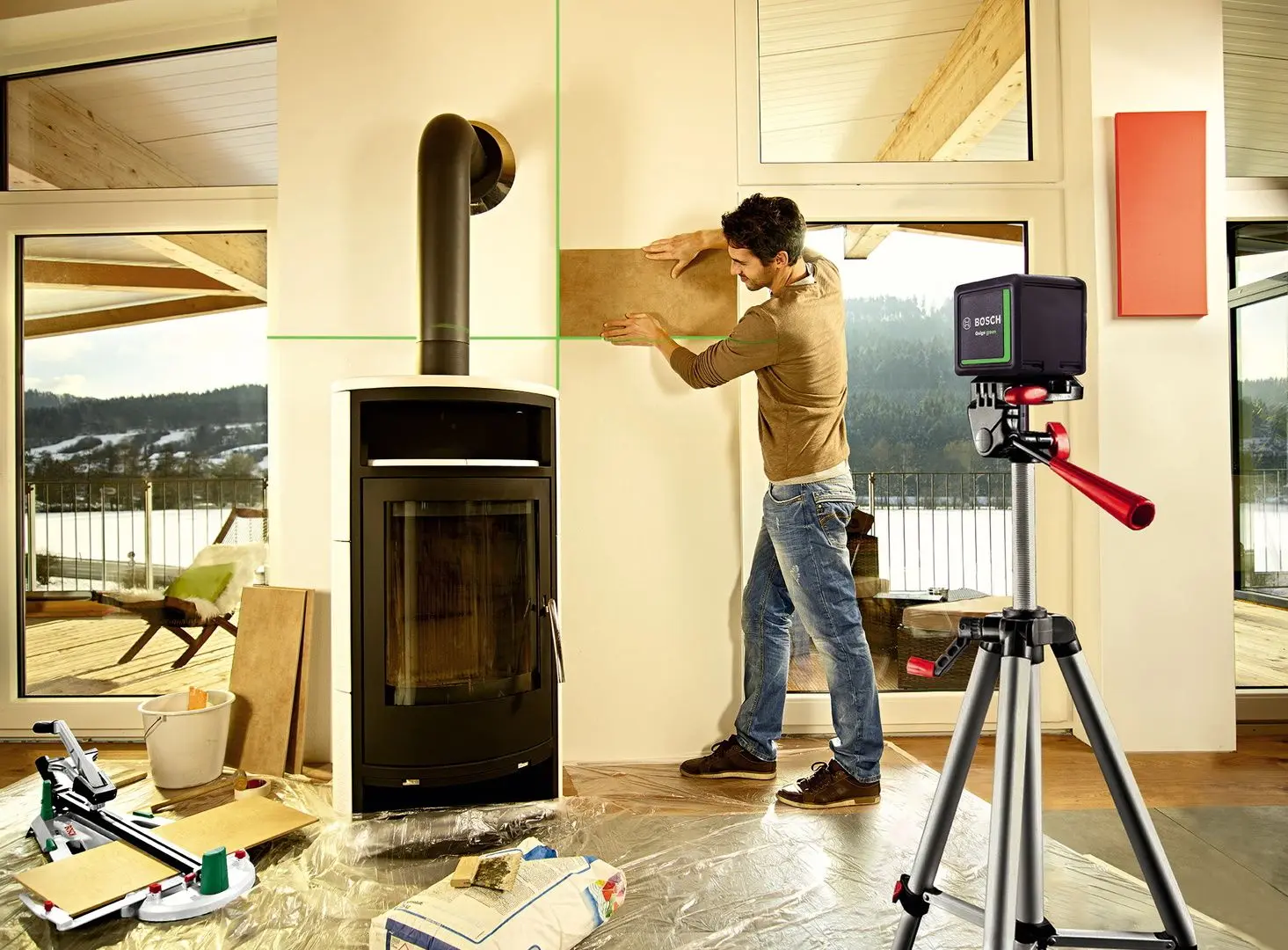 Nivela cu laser Bosch Quigo Green Gen2