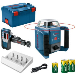 Nivela cu laser rotativa Bosch Professional GRL 400 H + LR 1 (B0601061806) Thumb