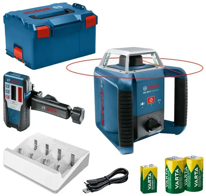 Nivela cu laser rotativa Bosch Professional GRL 400 H + LR 1 (B0601061806)