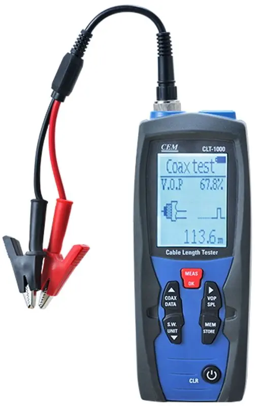Тестер длины цифрового кабеля CEM CLT-1000