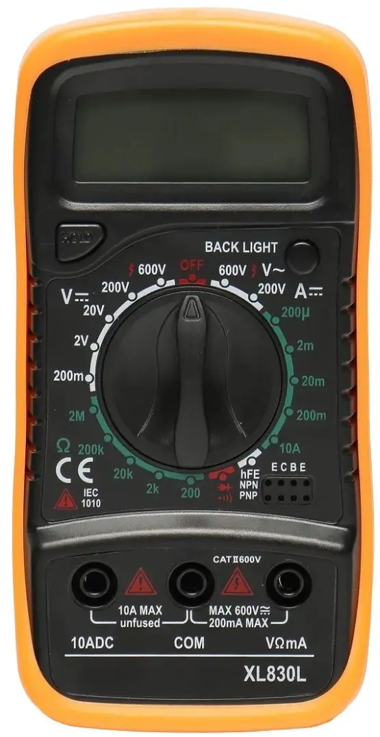 Multimetru digital Cupra XL830L (Black/Yellow)