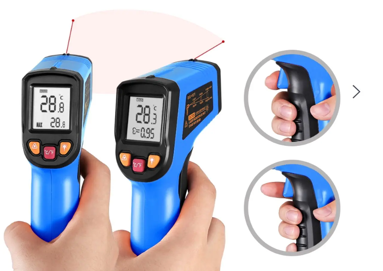 Pirometru cu infrarosu Deko Tools CWQ04 - 2