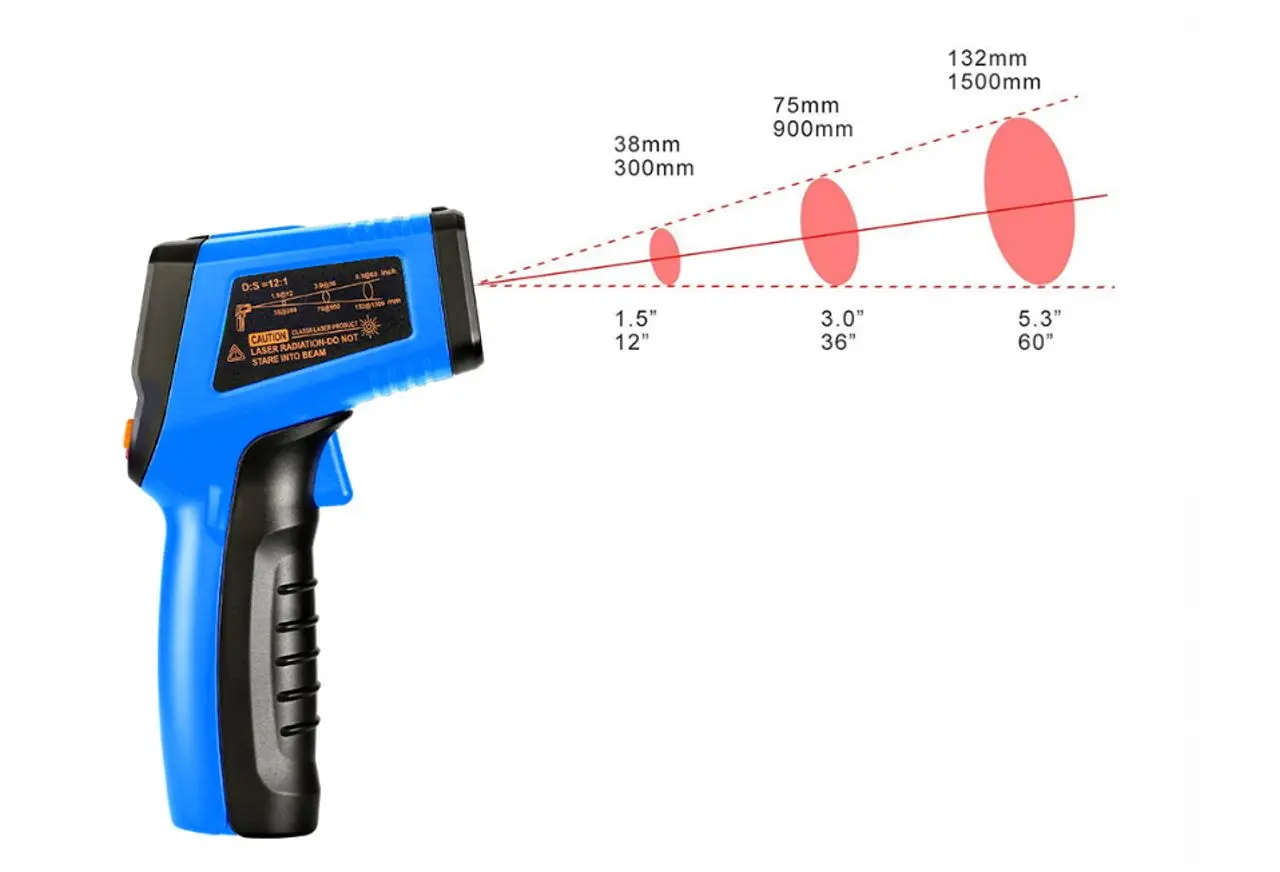 Pirometru cu infrarosu Deko Tools CWQ04 - 3