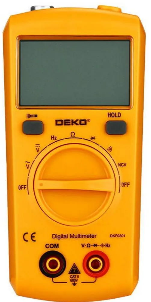 Multimetru Deko Tools DKF0301 (Yellow)