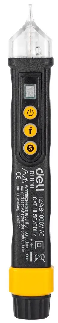 Tester de tensiune Deli Tools EDL8011