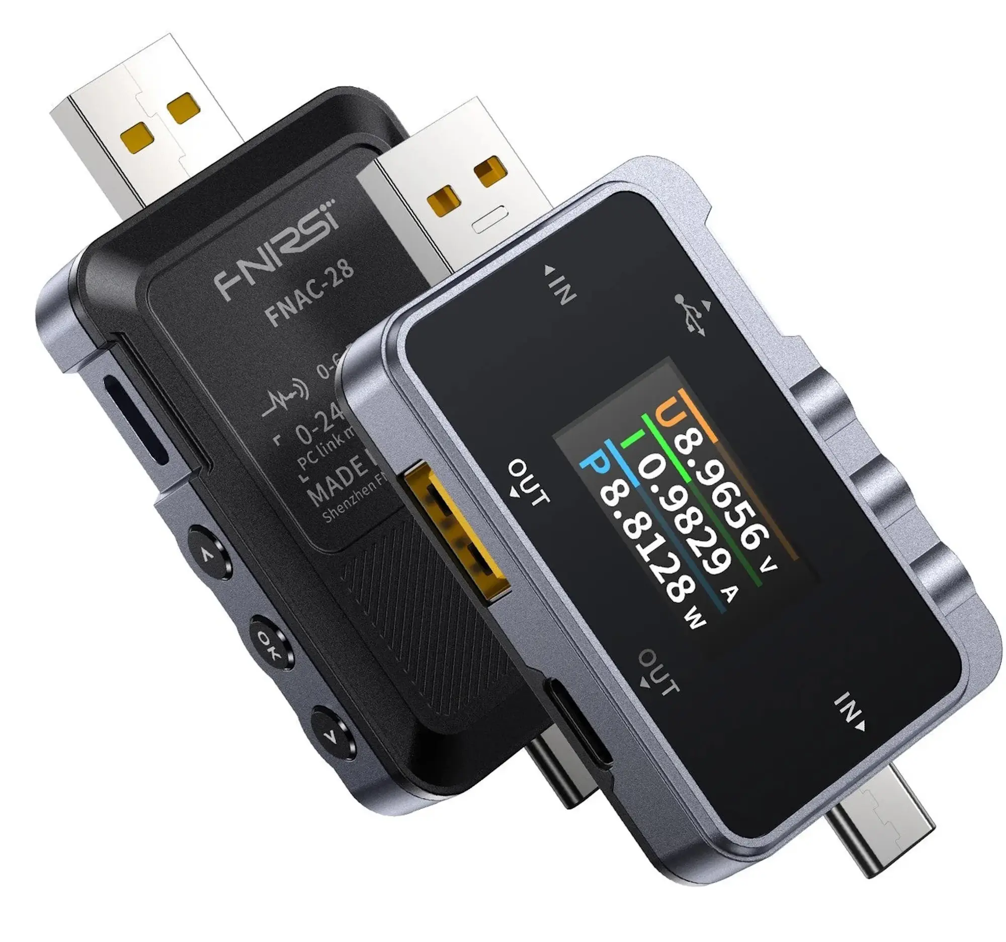 USB-тестер 2в1 Fnirsi FNAC-28 - 2