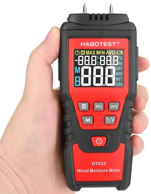 Измеритель влажности древесины Habotest HT632 - 3