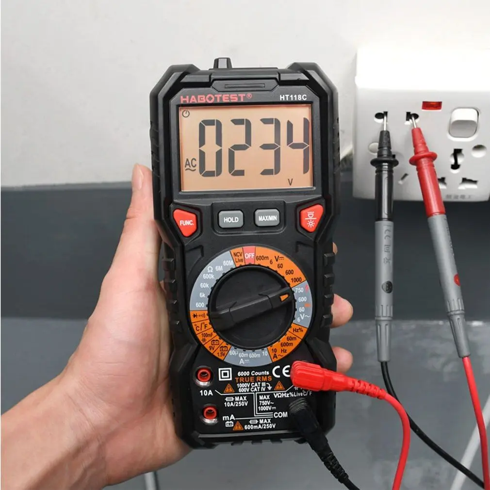 Мультиметр цифровой Habotest HT118C - 2