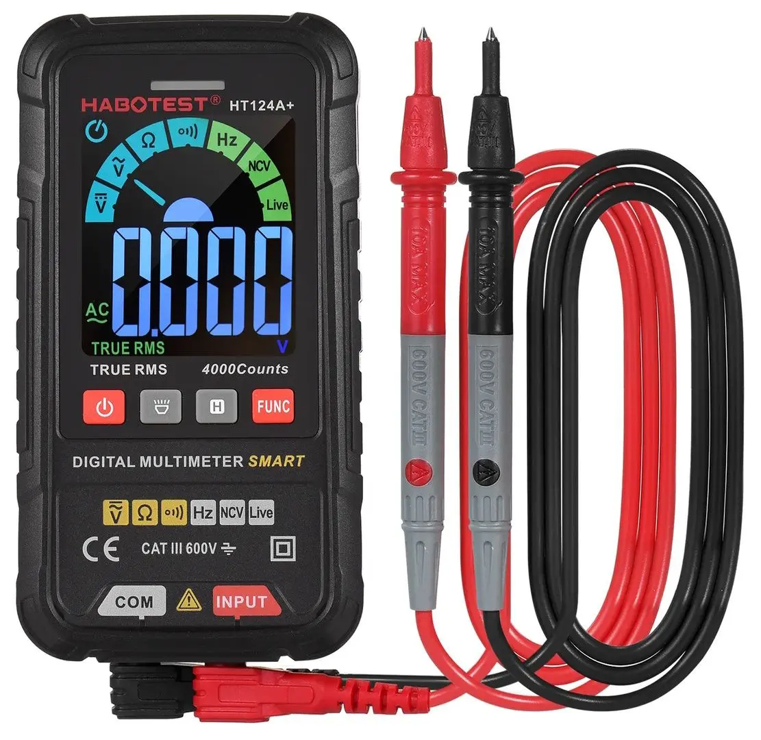 Мультиметр цифровой Habotest HT124A+ - 2
