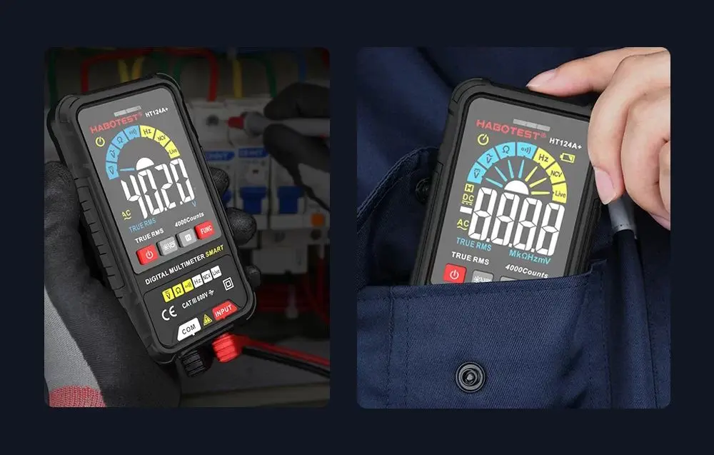 Мультиметр цифровой Habotest HT124A+ - 5