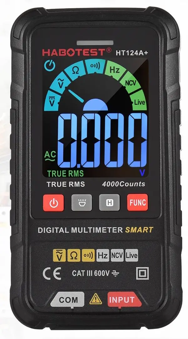 Мультиметр цифровой Habotest HT124A+