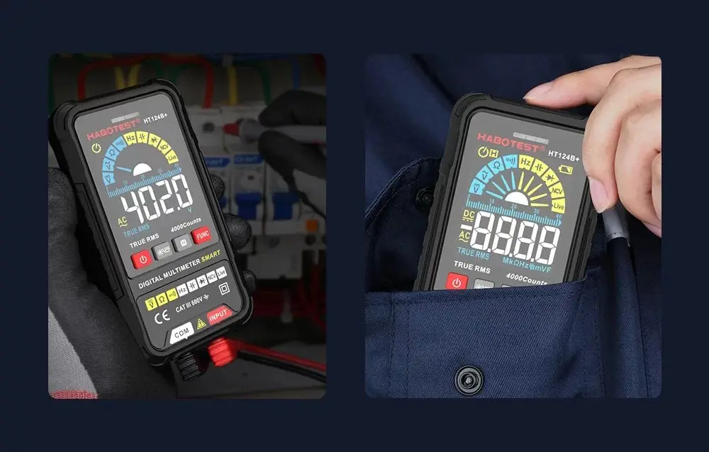 Multimetru digital Habotest HT124B+