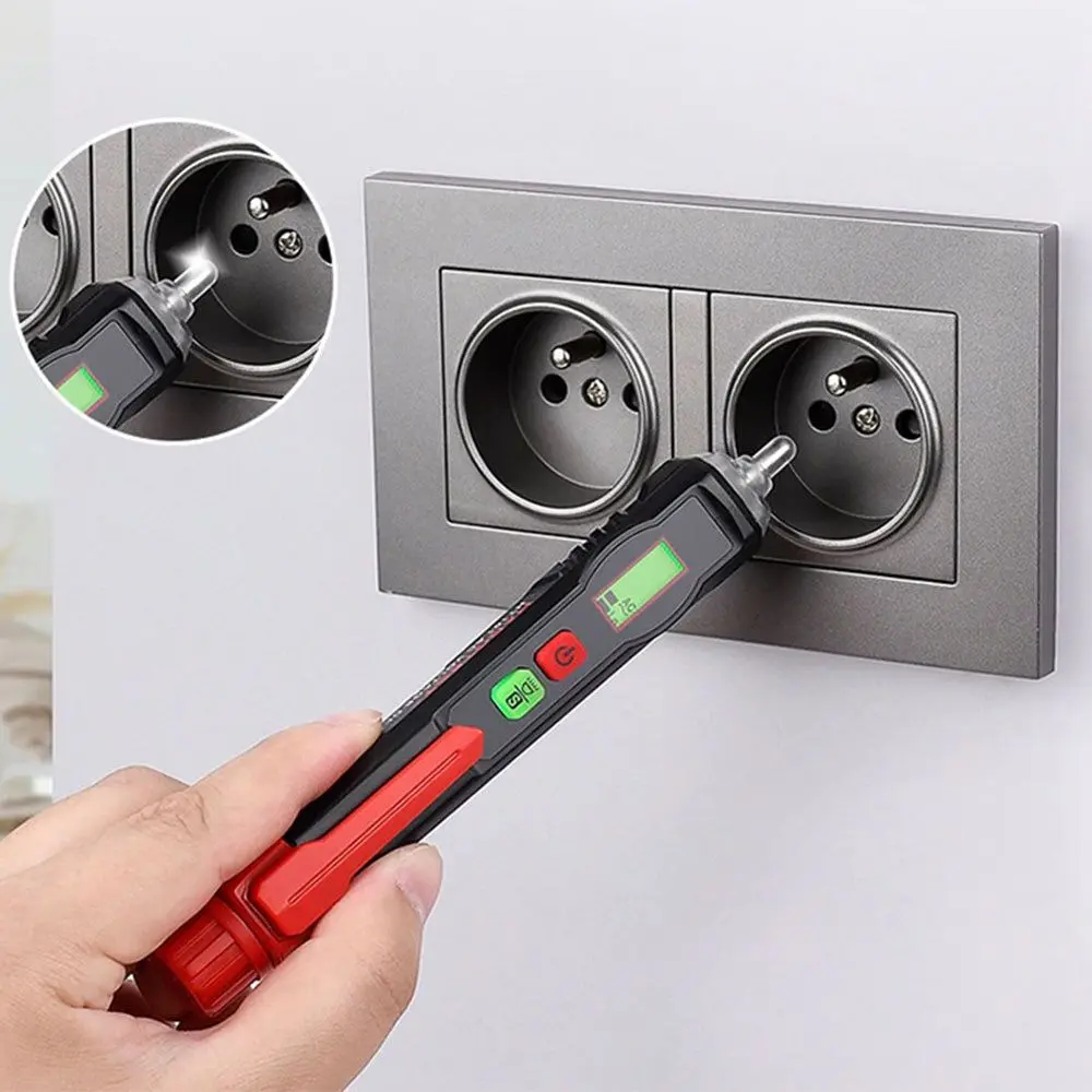 Tester de tensiune 2in1 Habotest HT101 (Black/Red)