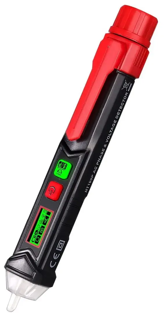 Tester de tensiune 2in1 Habotest HT101 (Black/Red)
