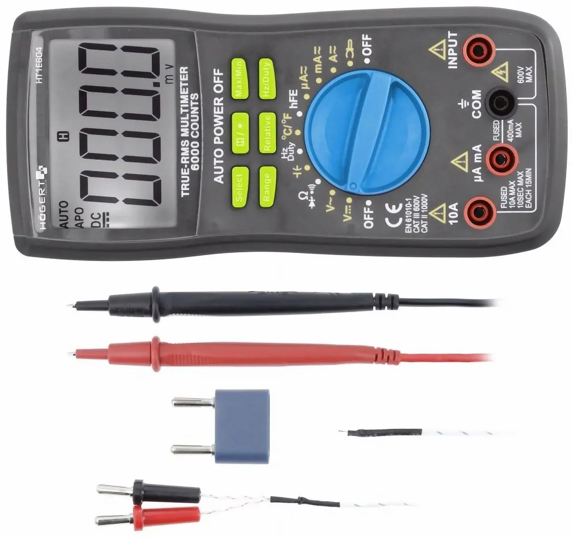 Multimetru digital Hoegert HT1E604