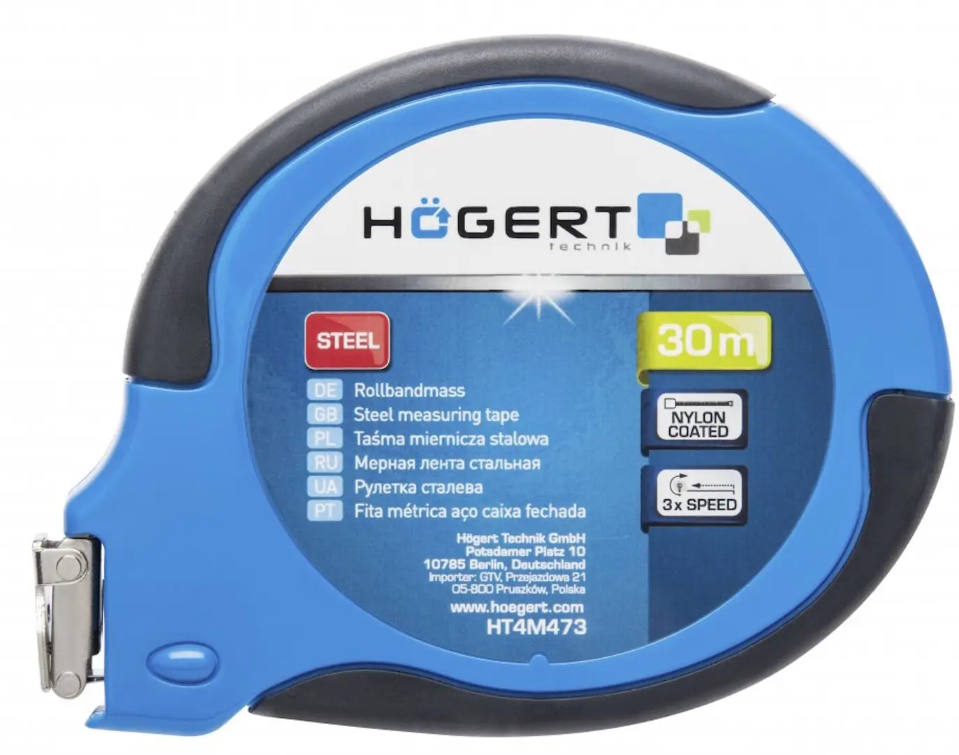 Ruleta Hoegert HT4M473 (Blue/Black)