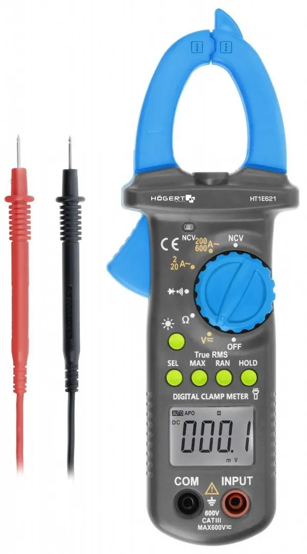 Токовые клещи Hogert Technik HT1E621